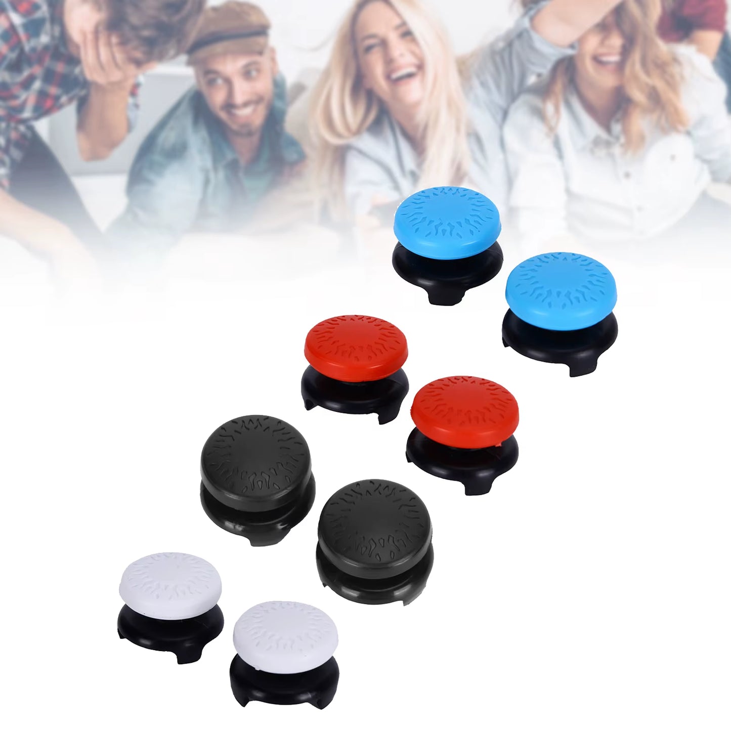 Thumbstick Soft Silicone Cover Grip Stick Joystick Controller Gamepad Key for PS5 Key Thumbstick Game Accessories