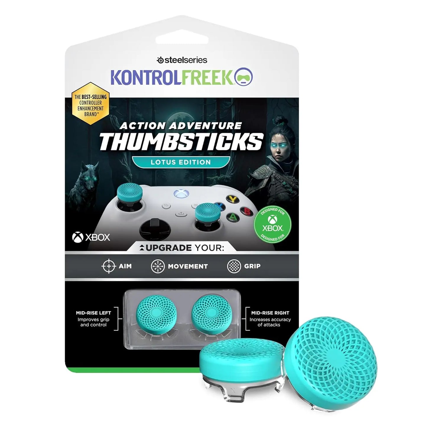 NEW Freek Galaxy Performance Thumb Grip Caps Silicone Analog Stick Caps Cover for Xbox One/ Series X/ S Controller Silicone Cap