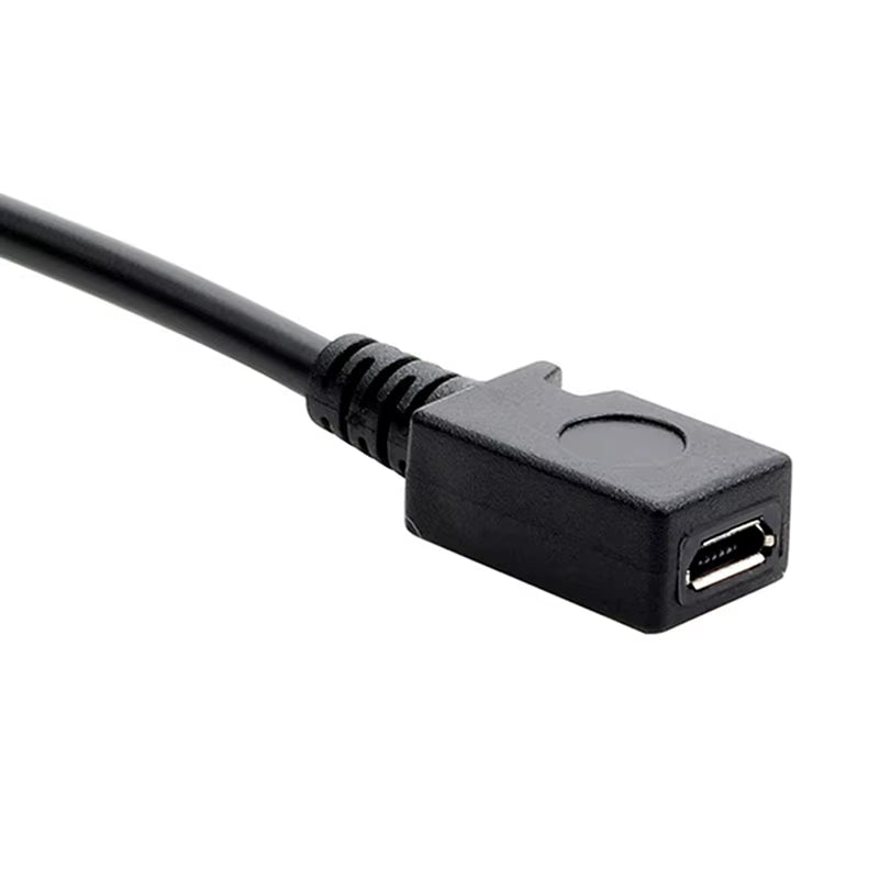 Micro USB Female to USB-C 3.1 Type-C Male Converter Cable Adapter OTG Connector Cable 27Cm