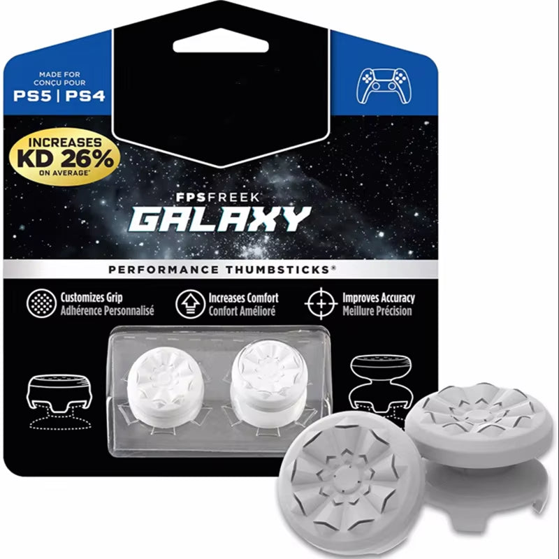 Freek Galaxy FPS for Playstation PS4 High-Rise Analog Stick PS5 Joystick Controller Performance Command Stick Game Silicone Cap