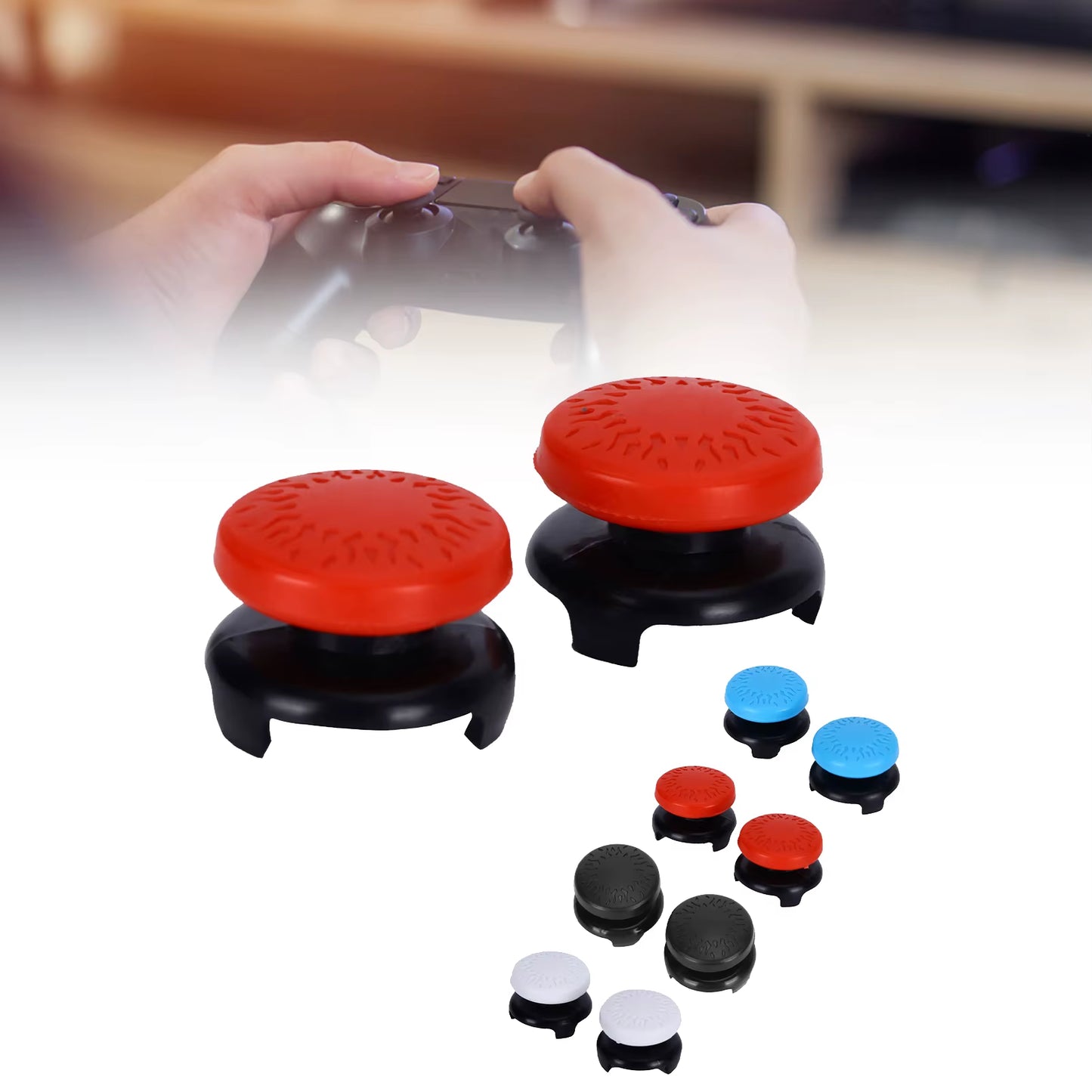 Thumbstick Soft Silicone Cover Grip Stick Joystick Controller Gamepad Key for PS5 Key Thumbstick Game Accessories